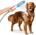 Dog Shower Attachment with 4 Adjustable Settings, Indoor and Outdoor Use